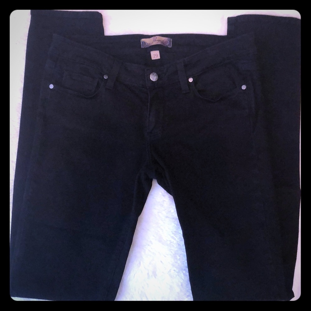 EUC Amazing Paige skinny Black Cotton Jeans 🖤